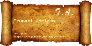 Trungel Adrienn névjegykártya